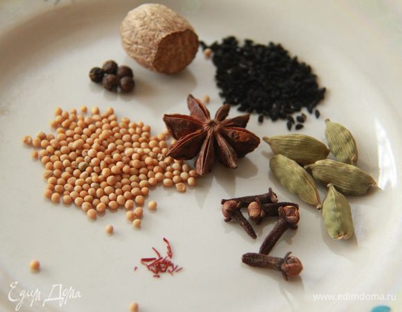 Приготовить специи.