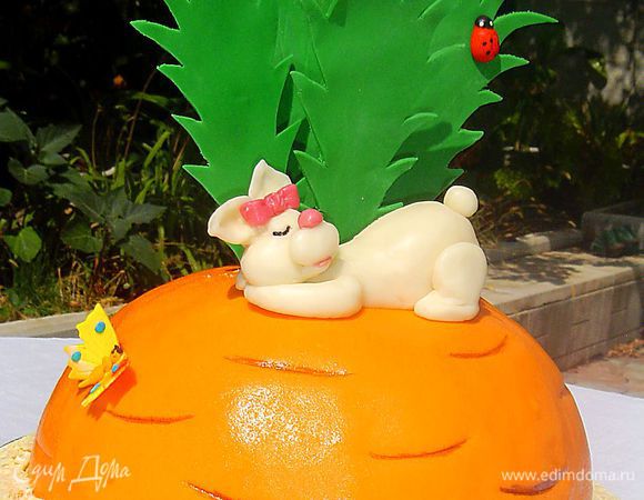 У меня что-то не сложилось с украшением....морковка потерялась....:-)))