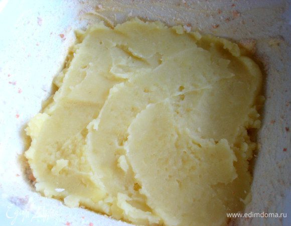 Первый слой-пюре...