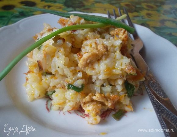 Смешиваем рис с фаршем и овощами. Приятного аппетита:-))