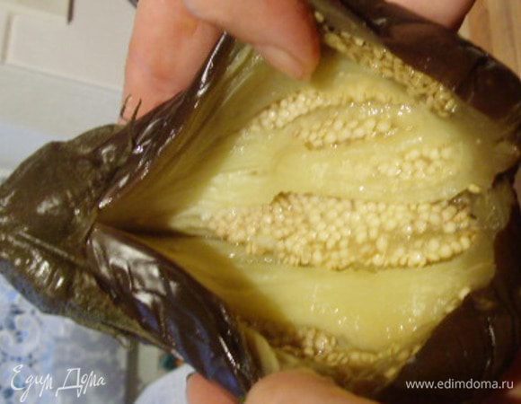 Баклажан раскрыть пошире...