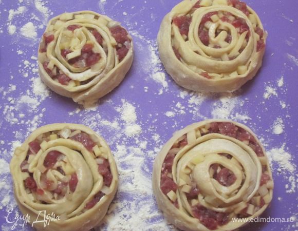 ... и вот такие рулетики.