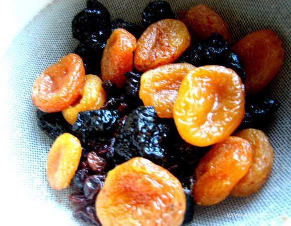 Даём стечь на сито...