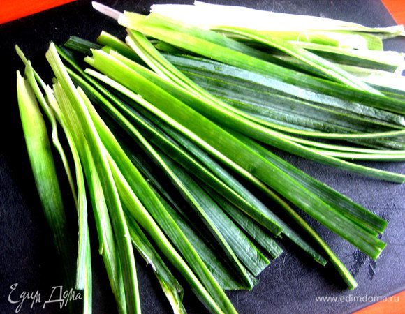 Нарезать тонко вдоль...