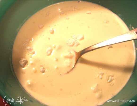 Перемешиваем, чтобы не было комочков...