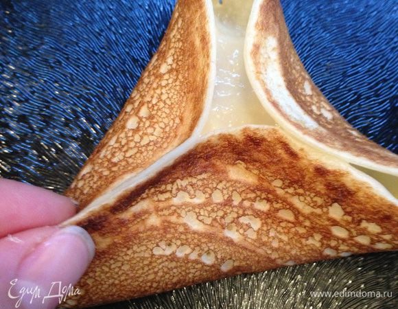 И соединяем в треугольник, как на фото. 