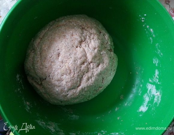 Тесто увеличивается в объеме примерно в 2 раза