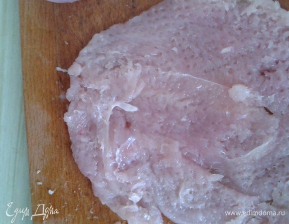 Отбить через пленку.