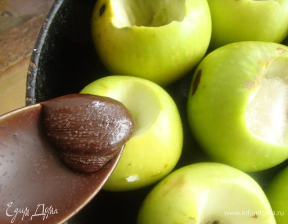 Второй с шоколадом (растопленным на паровой бане с корицей).