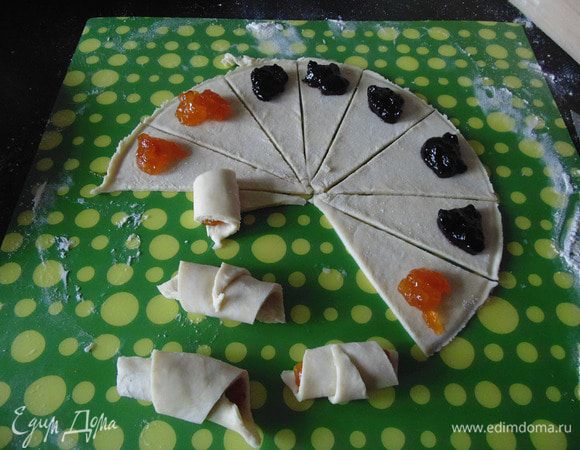 Закатать ракушки.