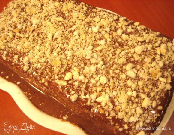 Отправляем на ночь (я готовила поздно вечером) в холодильник.