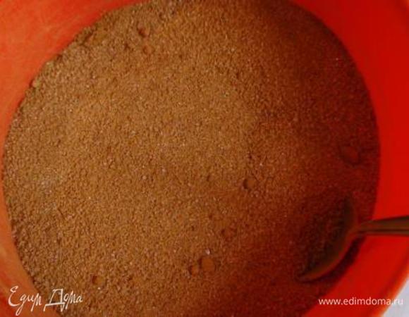 Смешать какао с сахаром и всыпать в сливовую массу. Проварить 10 мин.