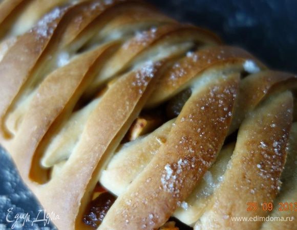 Пока плетенка остывает завариваем себе чай...