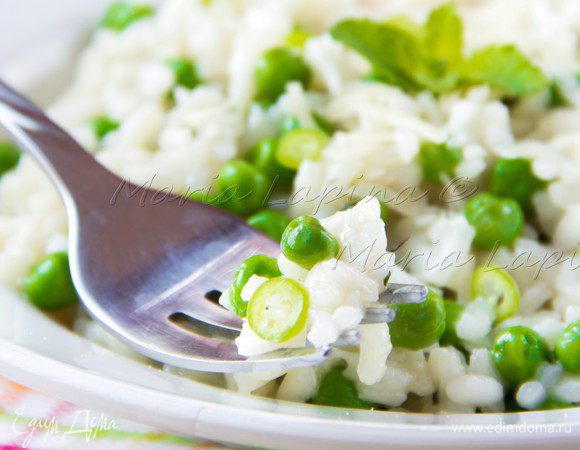 Это риззото можно подать как основное блюдо или первое.