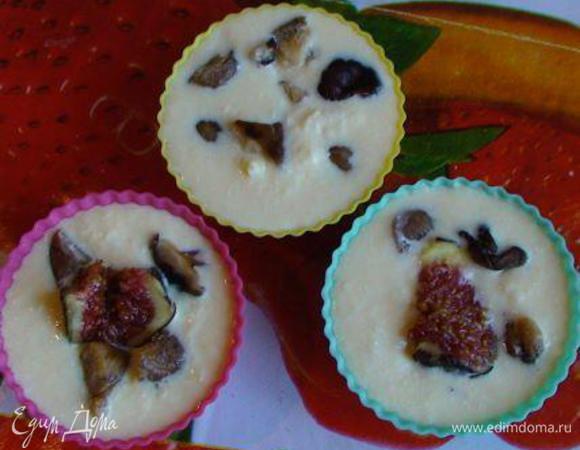 У меня осталось немного ингредиентов – как раз на 3 силиконовые формочки для маффинов.