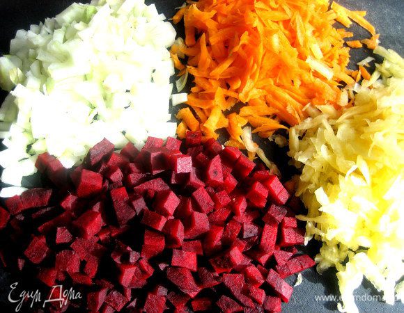 Всегда любуюсь красочными овощами)))