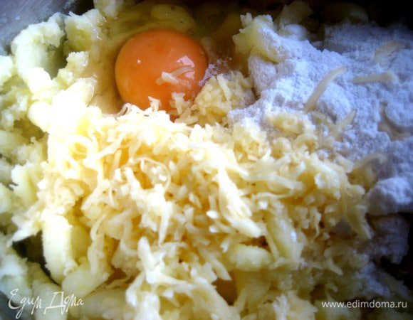 Натёртый мелко сыр...
