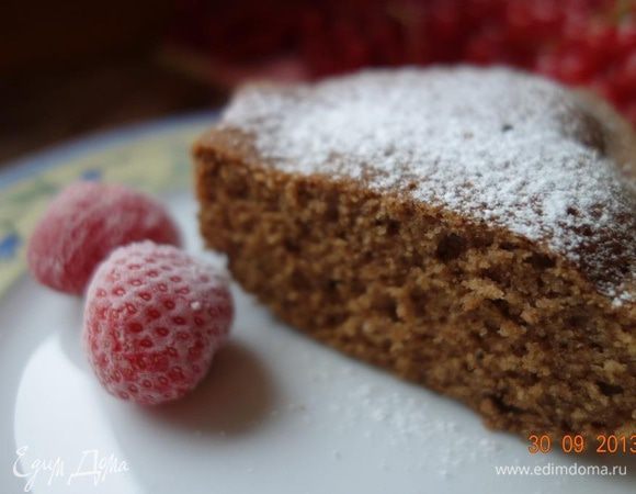 Кекс посыпать пудрой, ну а дальше вы знаете...
Приятного аппетита!