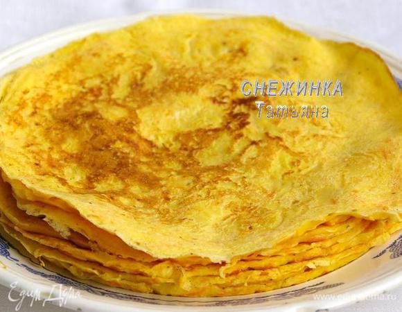 Таким образом печём все блинчики, у меня вышло 10 штук.