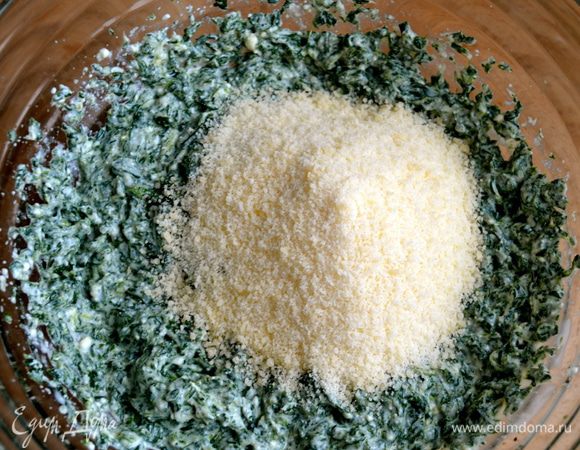 Добавить в крем тертый сыр (пармезан).