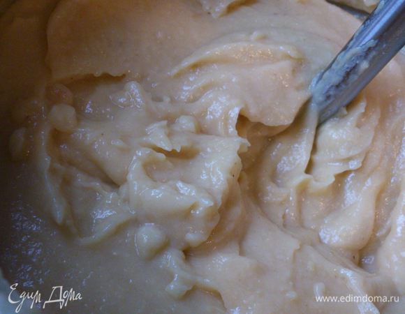 Взбить массу блендером до получения пюре.