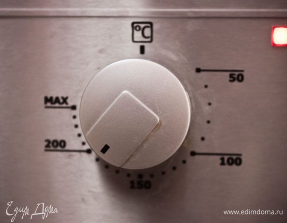 9) разогрейте духовку до 190-200 градусов