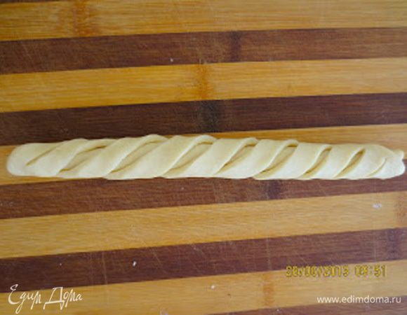 Получается вот такая трубочка