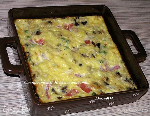 Выпекать при 200*С около 20-25 минут до румяной корочки.