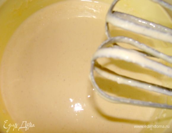 Масса получится довольно жидкая.