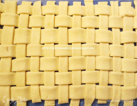 Должно получится вот такое плетеное "полотно".