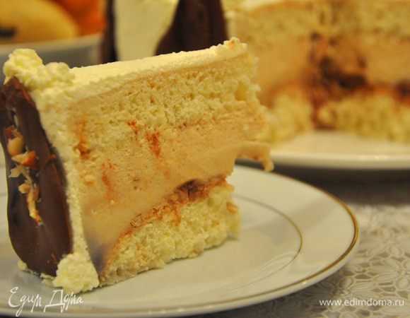 Кусочек! Мне нравится, что этот торт после хорошего ужина не будет жирным. Все с удовольствием съели, хотя на первый взгляд он кажется жирным. Все очень и очень вкусно!