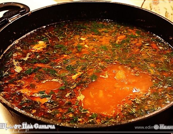 Размешаем и накроем крышкой. Минут на пять.
А вот  через пяток этих минуток.
