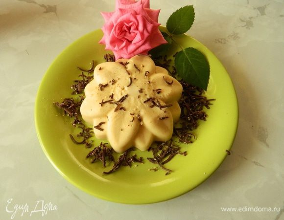 Посыпаем потертым шоколадом. Приятного аппетита