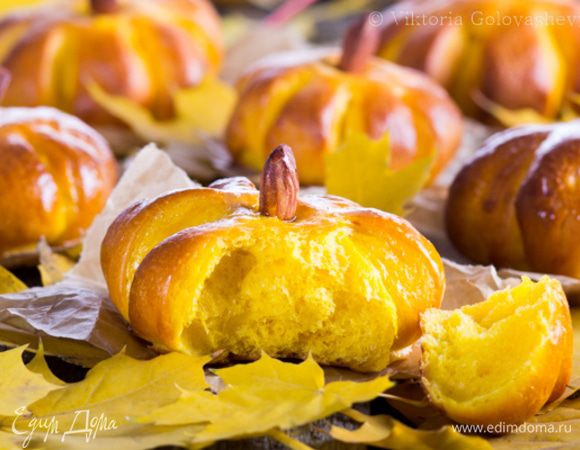 Мякиш получается вот таким пушистым и солнечным.