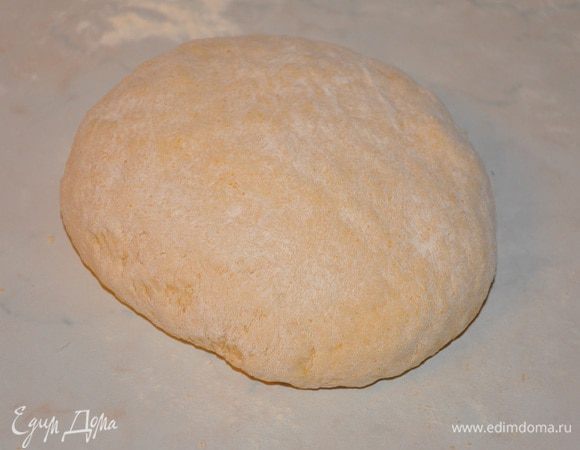 и замесить гладкое тесто. Выложить тесто в чашку, накрыть и снова отправить в теплое место