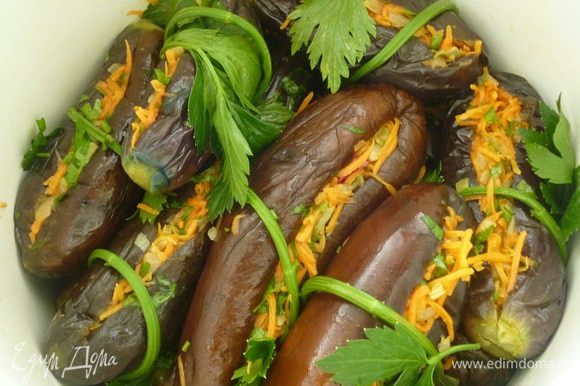Баклажаны квашеные с морковью рецепт с фото пошагово