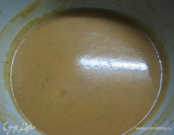 Пюрировать блендером.