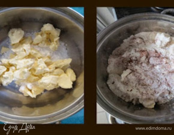 Все ингредиенты перемешать, хорошо помять руками.Тесто разделить на небольшие части, сформировать  шарики, в серединке которых, сделать углубление.
 
Выпекать при температуре 180 градусов 15 минут,

Когда печенье остынет  углубление заполнить Нутеллой ( любым шоколадным кремом, пастой)
