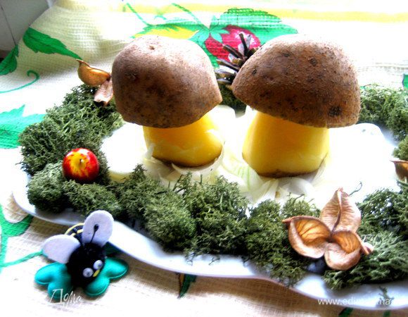 Украшаем пчёлкой,яблочком...,да чем угодно! Весёлого Вам застолья!!!