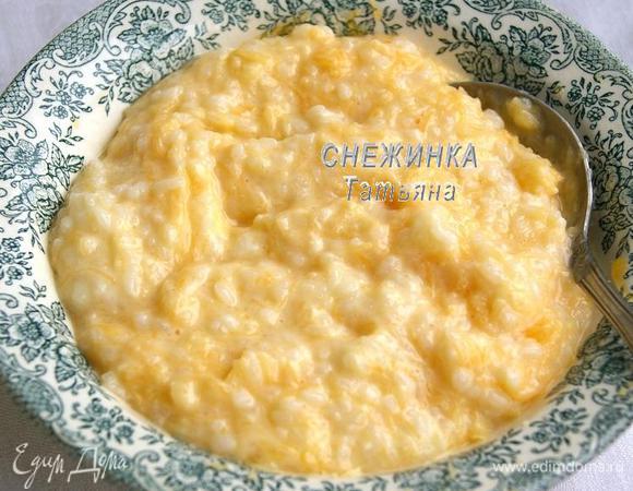 Соединяем с ещё тёплым рисом.