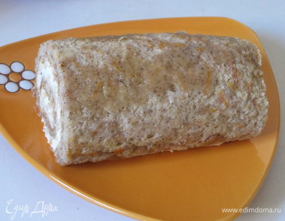 Снова скатать тесто в рулет. Положить в холодильник.