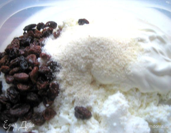 Добавим манку.