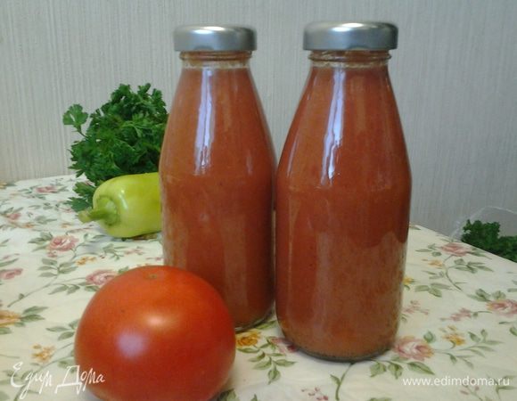 Добавляем все оставшиеся ингредиенты, из расчета на 2 литра (объем в кастрюле в момент добавления). Закатываем в стерильный банки, закручиваем крышками. 