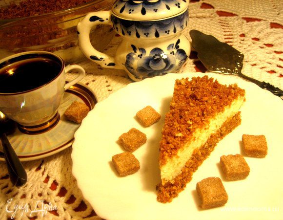 Любителям творожка несомненно понравится такое нежное сочетание с хрустинкой из крошки, которая стала похожа на биквитную!