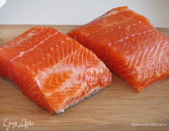 Филе форели вымыть, обсушить.