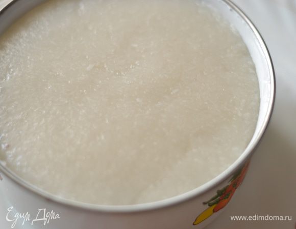 Дать остыть, затем отправить в холодильник! Первая часть крема готова.