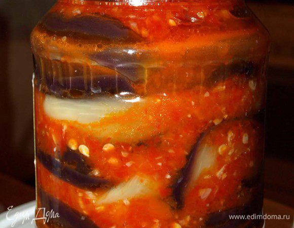 Такие баклажаны можно есть и сразу после приготовления. Только остудив перед употреблением. 