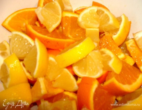 Порезать кусочками.