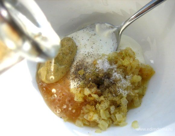 Добавляем винный (у меня яблочный!) уксус.