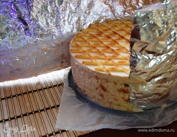 ...утром аккуратно снять фольгу....